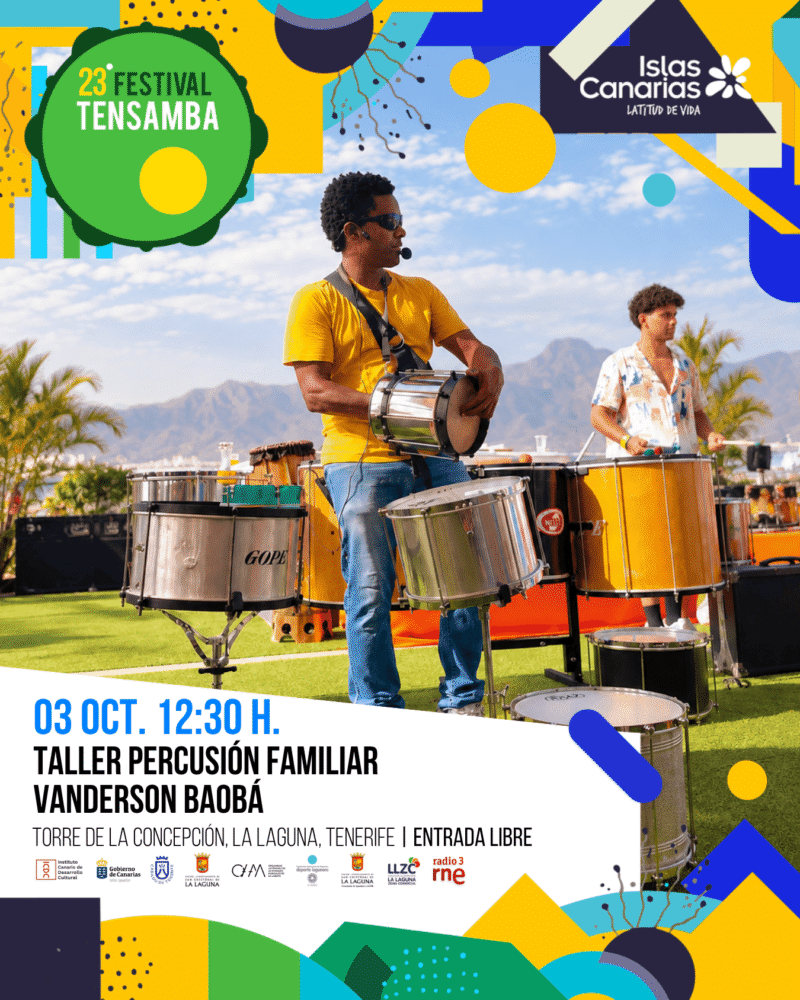 Family Percussion Workshop with Vanderson Baobá